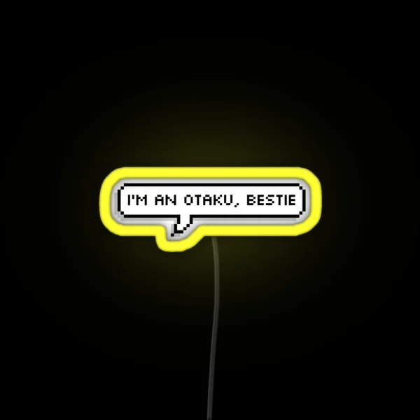 Le Sserafim Crazy I M An Otaku Bestie RGB Neon Sign