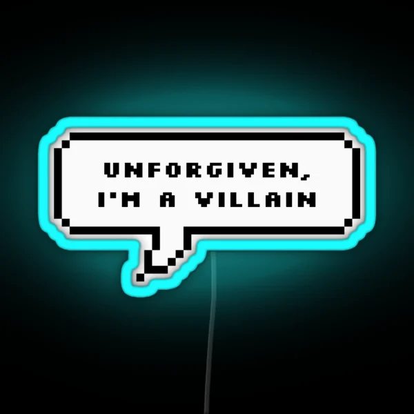 LE SSERAFIM Unforgiven Chorus Speech Bubble RGB Neon Sign