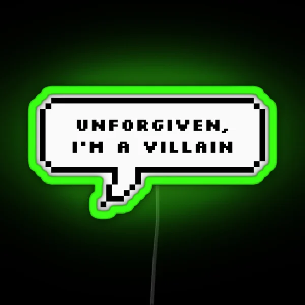 LE SSERAFIM Unforgiven Chorus Speech Bubble RGB Neon Sign