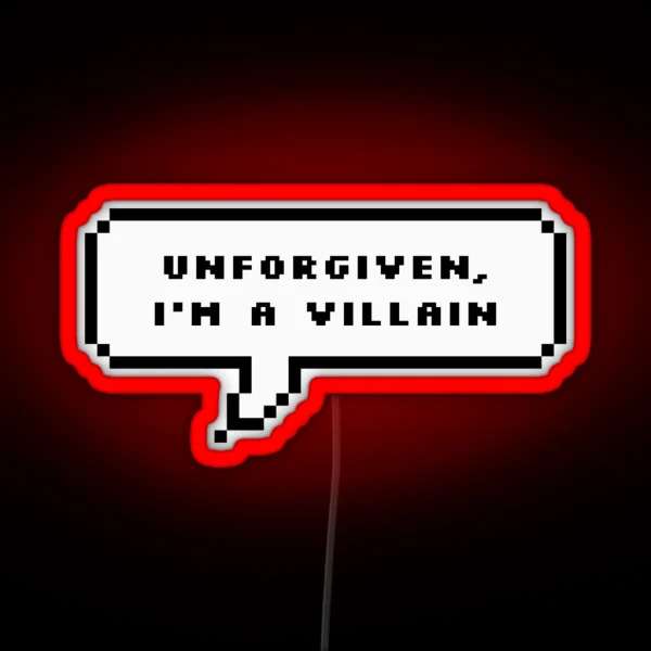 LE SSERAFIM Unforgiven Chorus Speech Bubble RGB Neon Sign