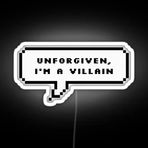 LE SSERAFIM Unforgiven Chorus Speech Bubble RGB Neon Sign