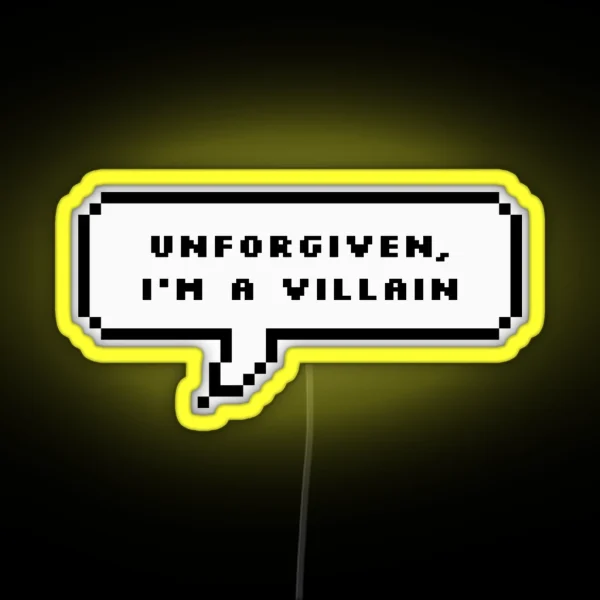 LE SSERAFIM Unforgiven Chorus Speech Bubble RGB Neon Sign