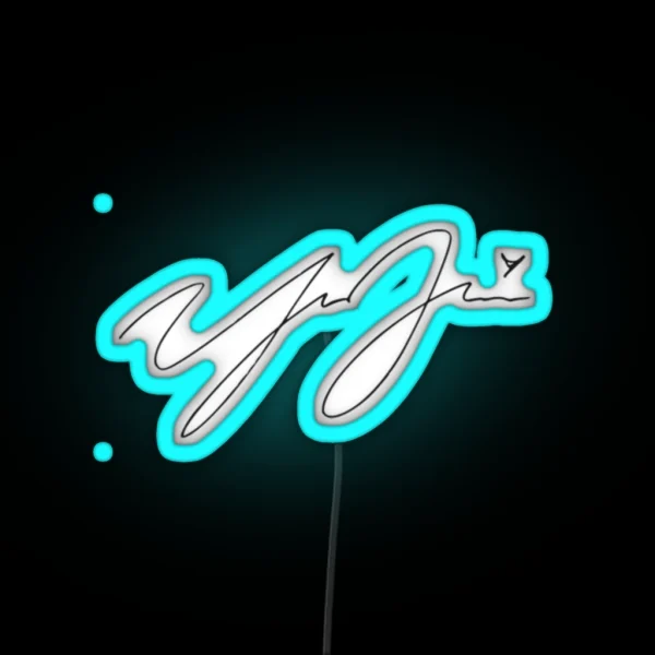 LE SSERAFIM YUNJIN SIGNATURE RGB Neon Sign