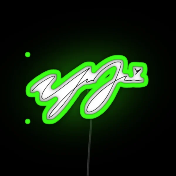 LE SSERAFIM YUNJIN SIGNATURE RGB Neon Sign