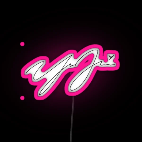 LE SSERAFIM YUNJIN SIGNATURE RGB Neon Sign
