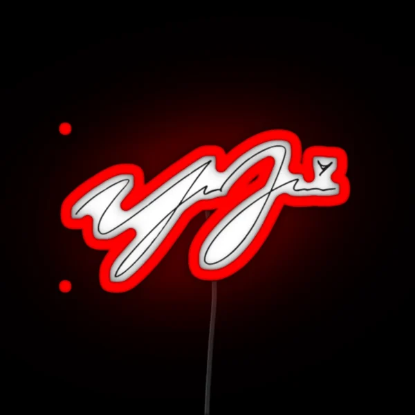 LE SSERAFIM YUNJIN SIGNATURE RGB Neon Sign