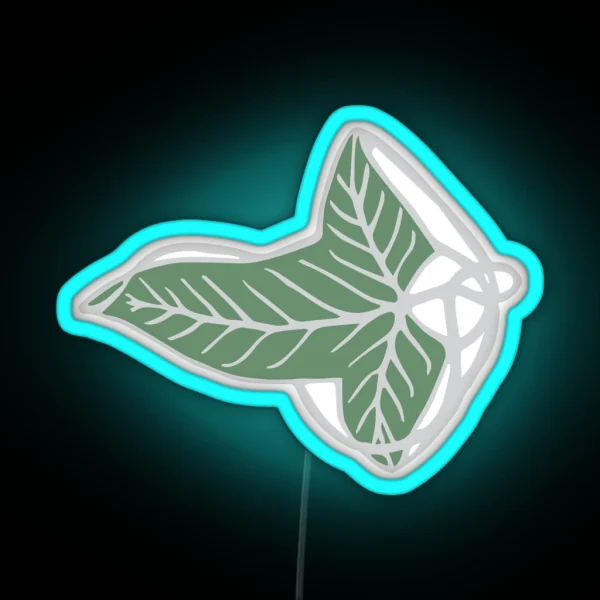 Leaf Of The Lady S Wood RGB Neon Sign