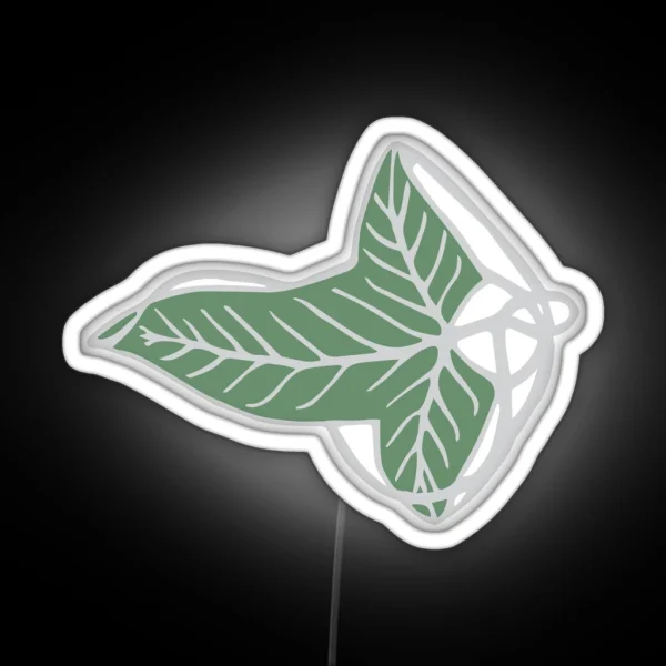 Leaf Of The Lady S Wood RGB Neon Sign