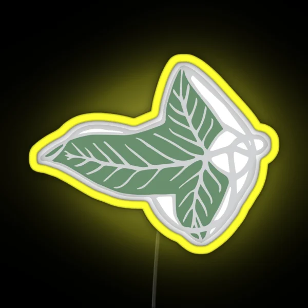 Leaf Of The Lady S Wood RGB Neon Sign
