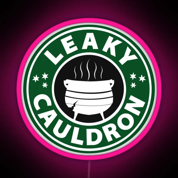 Leaky Cauldron RGB Neon Sign