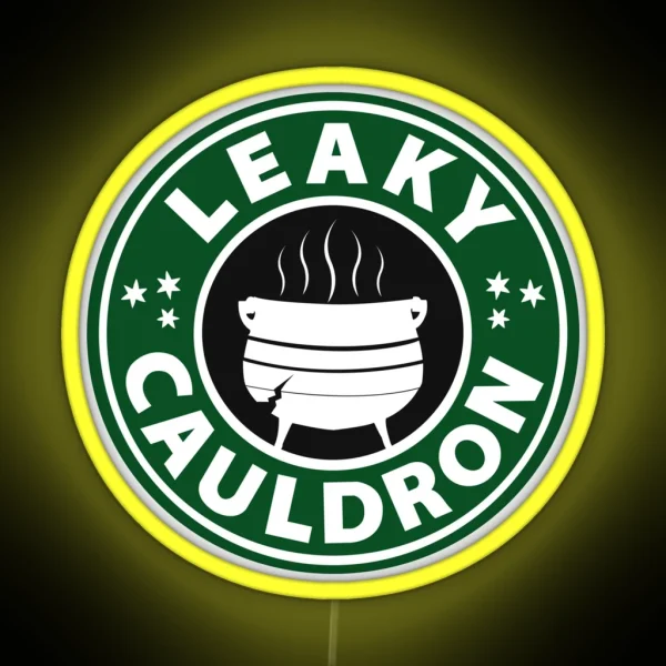Leaky Cauldron RGB Neon Sign