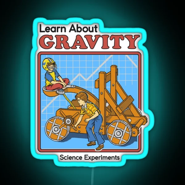 Learn About Gravity RGB Neon Sign