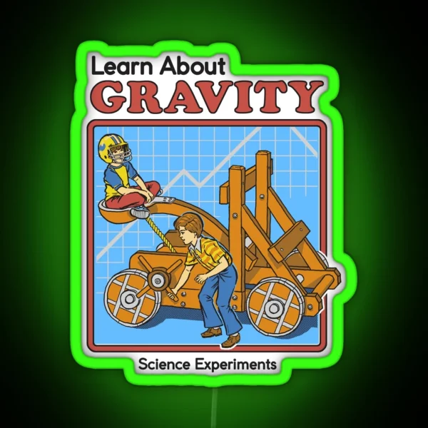 Learn About Gravity RGB Neon Sign