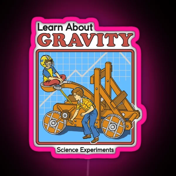 Learn About Gravity RGB Neon Sign