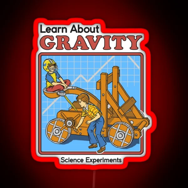 Learn About Gravity RGB Neon Sign