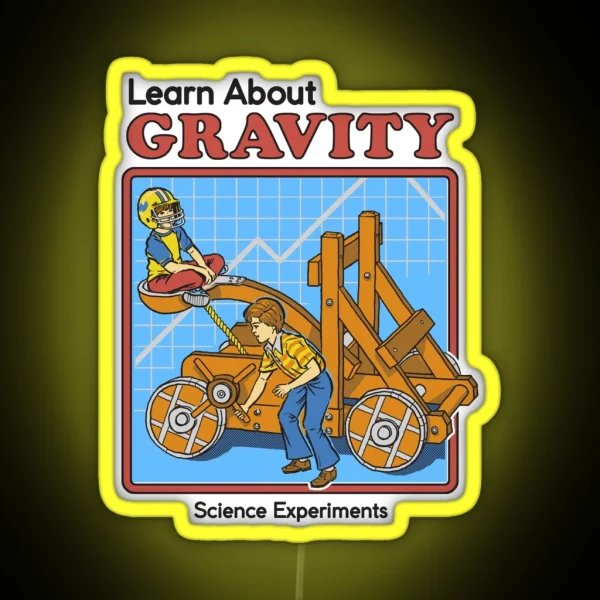 Learn About Gravity RGB Neon Sign