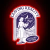 Neon sign for book lovers embracing escapism and imagination always.