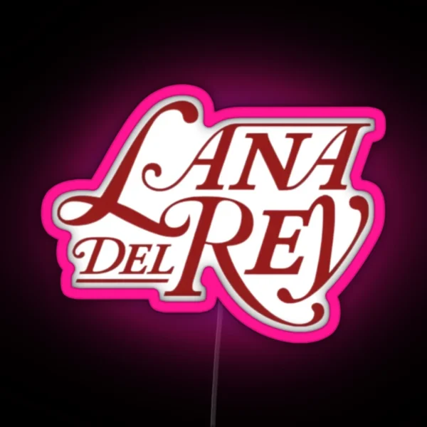 Led Led Red RGB Neon Sign