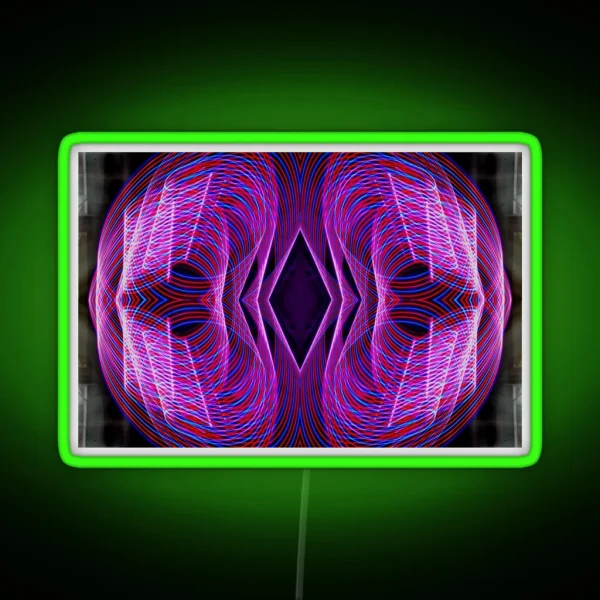 LED Light Trail Mosaic 4 RGB Neon Sign