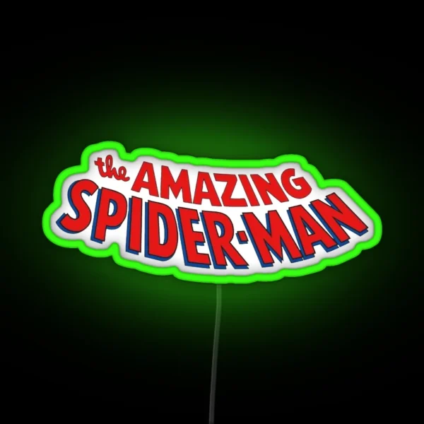 Led Of An Arachnid Comic RGB Neon Sign