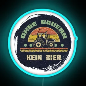 Led Ohne Bayern Kein Bier RGB Neon Sign