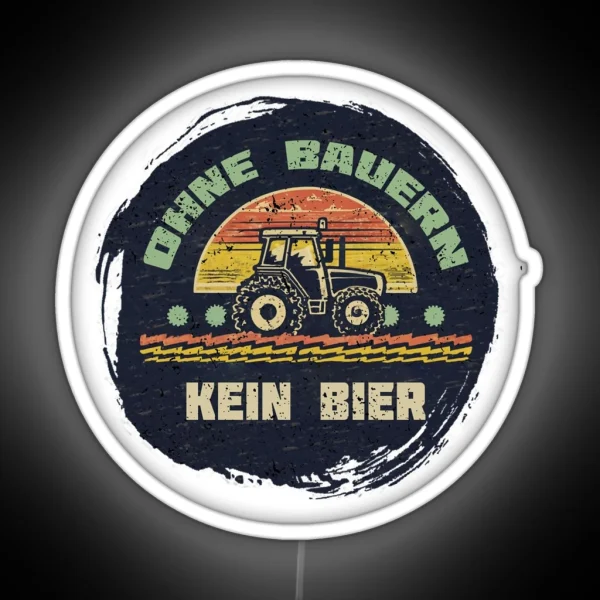 Led Ohne Bayern Kein Bier RGB Neon Sign