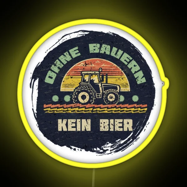 Led Ohne Bayern Kein Bier RGB Neon Sign