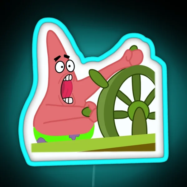 Leedle Leedle Leedle Lee Patrick Spongebob RGB Neon Sign