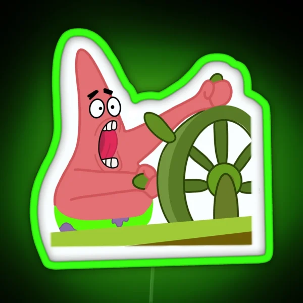 Leedle Leedle Leedle Lee Patrick Spongebob RGB Neon Sign