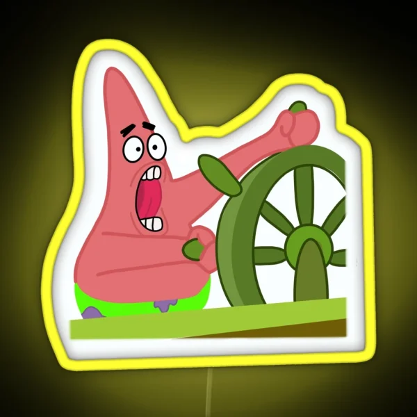 Leedle Leedle Leedle Lee Patrick Spongebob RGB Neon Sign