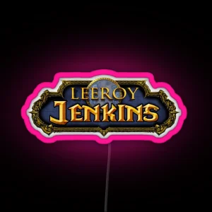 Leeroy Jenkins RGB Neon Sign