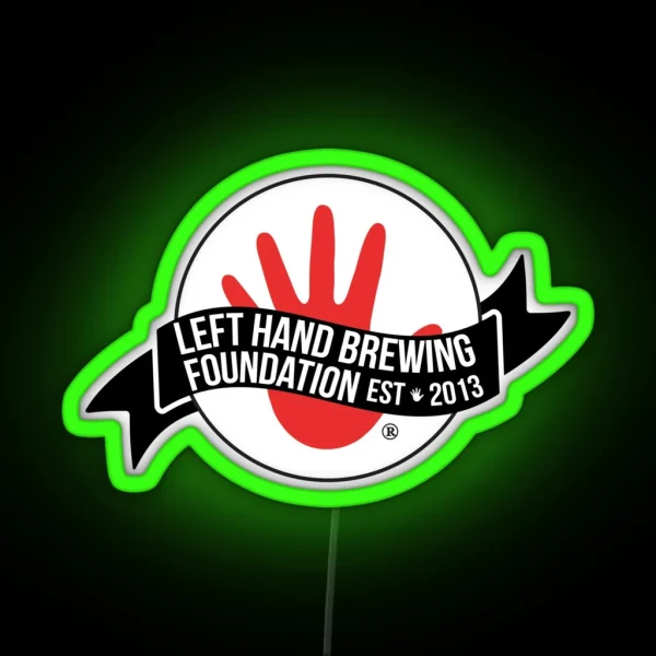 Left Hand Brewing RGB Neon Sign