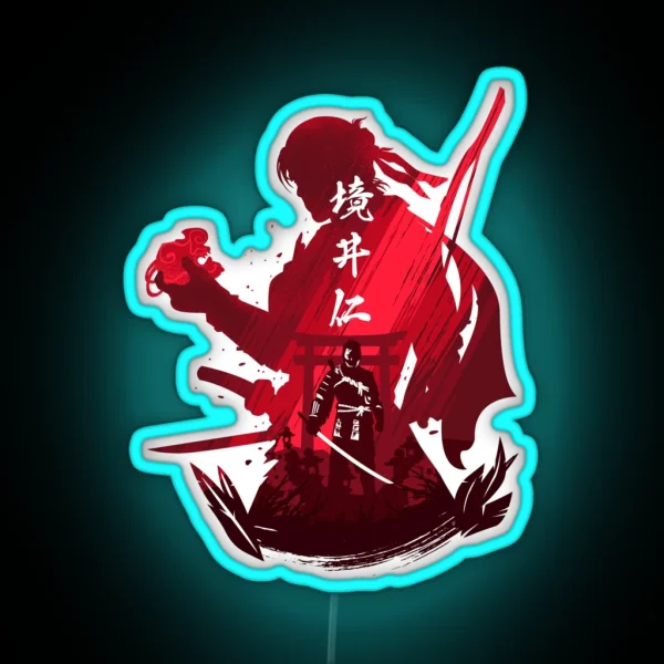 Legend Of Jin Sakai The Ghost RGB Neon Sign