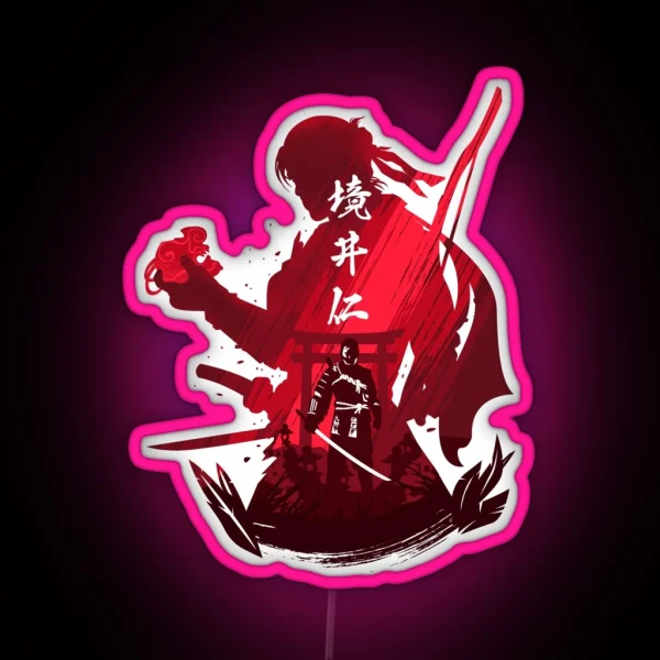 Legend Of Jin Sakai The Ghost RGB Neon Sign
