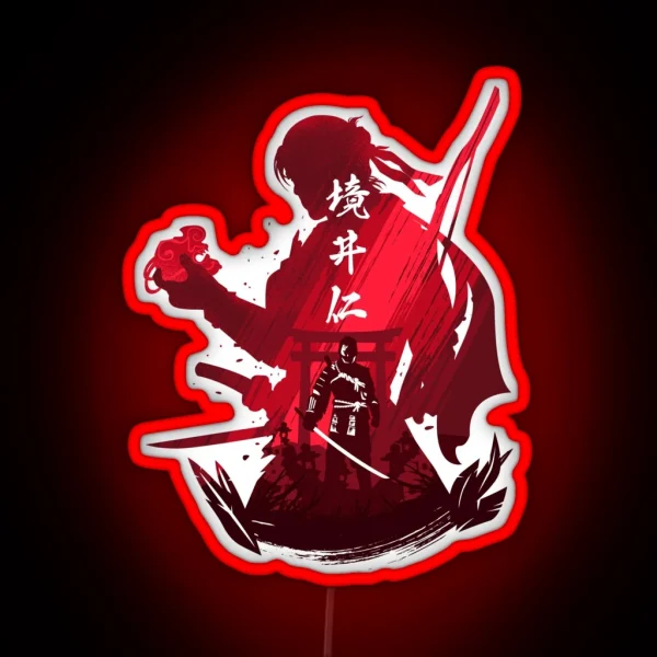 Legend Of Jin Sakai The Ghost RGB Neon Sign