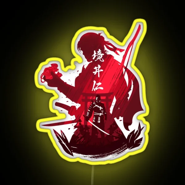 Legend Of Jin Sakai The Ghost RGB Neon Sign