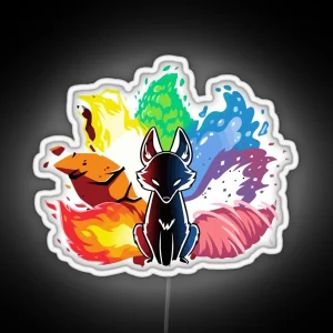 Legend Of Nine Tales Fox RGB Neon Sign