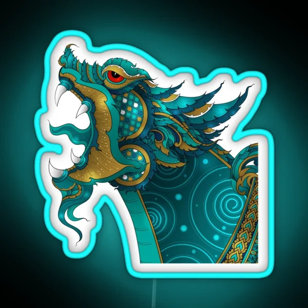 Legendary Animals BIG HORN RGB Neon Sign