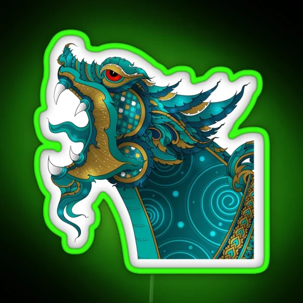 Legendary Animals BIG HORN RGB Neon Sign