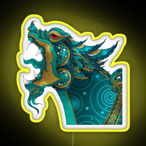 Legendary Animals BIG HORN RGB Neon Sign