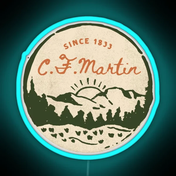 Legendary Martin Guitars RGB Neon Sign