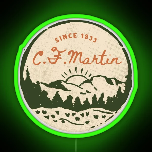 Legendary Martin Guitars RGB Neon Sign