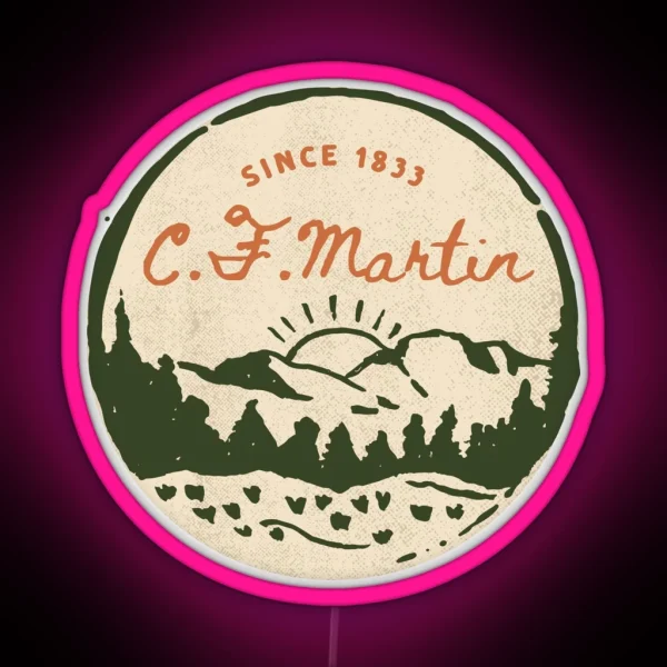 Legendary Martin Guitars RGB Neon Sign