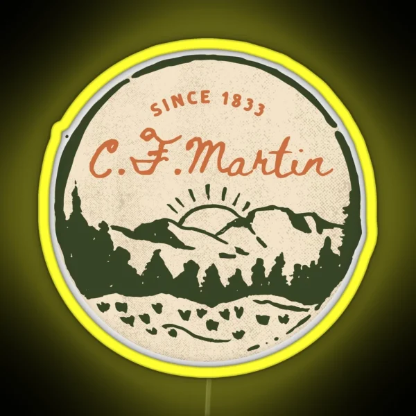 Legendary Martin Guitars RGB Neon Sign