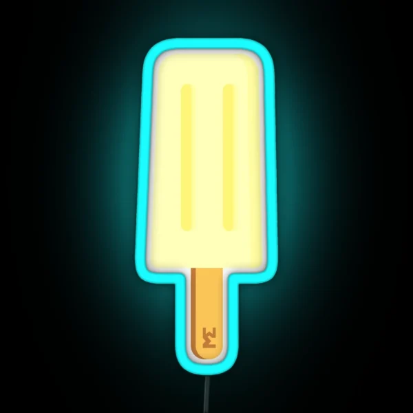 Lemon Ice Lolly RGB Neon Sign