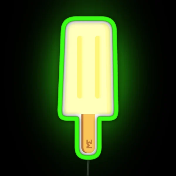 Lemon Ice Lolly RGB Neon Sign