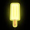 Vibrant colour-changing LED lemon ice lolly themed neon decorative sign