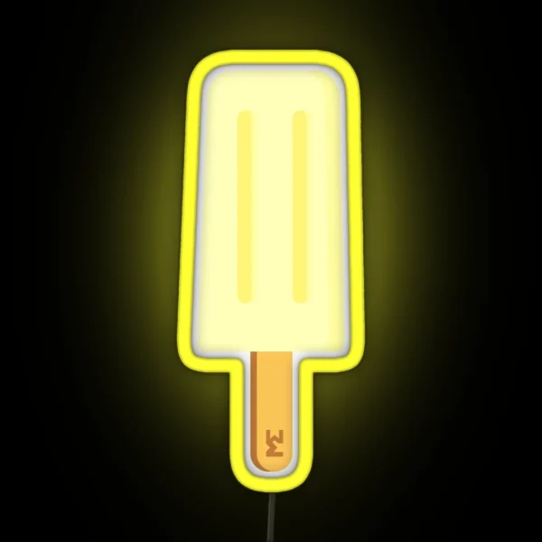 Lemon Ice Lolly RGB Neon Sign