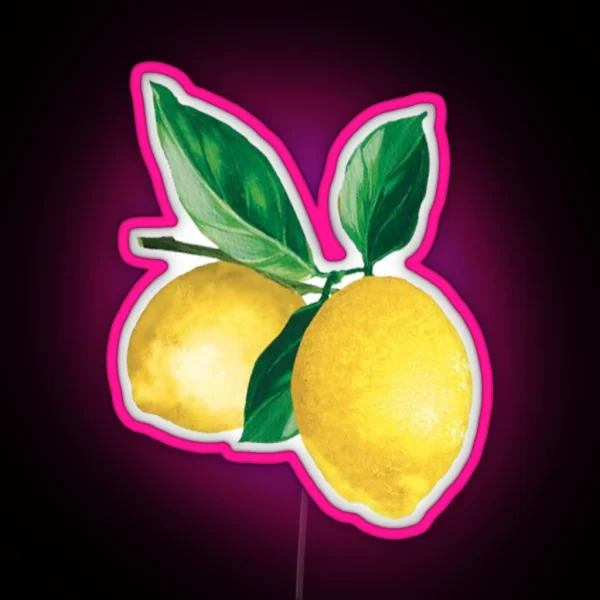 Lemon RGB Neon Sign