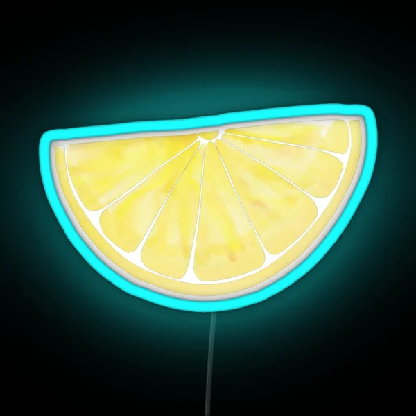 Lemon Slice RGB Neon Sign